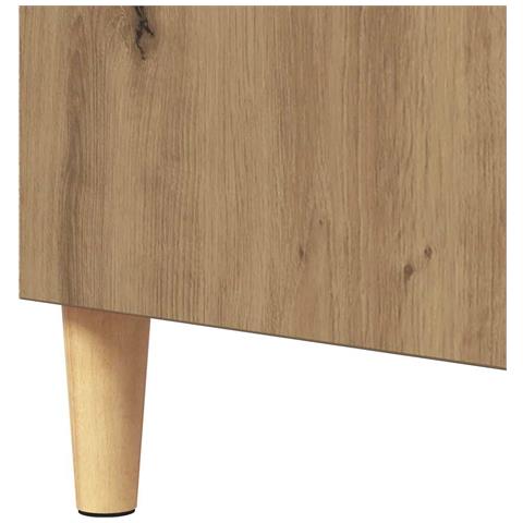 Credenza rovere artigianale 57 x 35 x 89.5 cm Legno multistrato - Foto 9