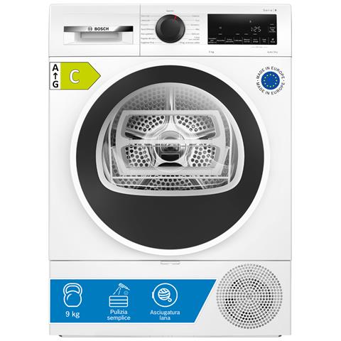 Serie 6 WQG243D8IT Asciugatrice a pompa di calore 9 kg Bianco - Foto 1