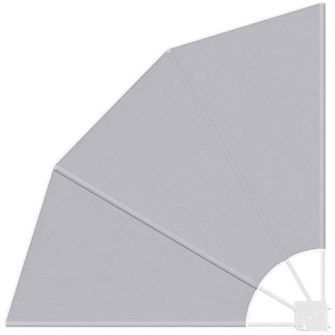 Schermo di Privacy per Balcone Grigio 115 x 115 cm Tessuto - Foto 1