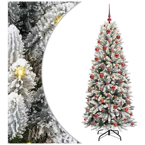 Albero di Natale artificiale con 300 LED Bianco 180 cm - Foto 1