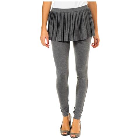 Legging Con Gonna Plissettata Elastica 70dfu0037 Donna - Foto 1