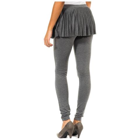 Legging Con Gonna Plissettata Elastica 70dfu0037 Donna - Foto 3