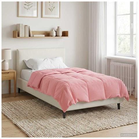 Piumone Completo Annuale Rosa 155 x 220 cm Microfibra - Foto 2