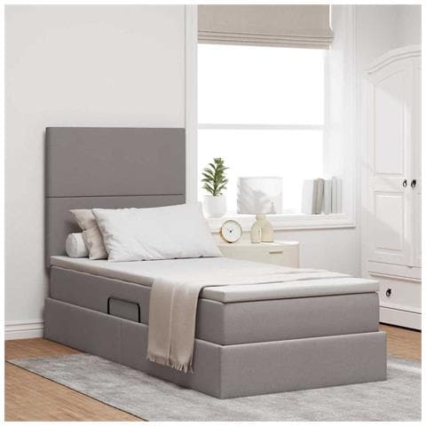 Letto con contenitore e LED Talpa 90 x 200 cm Poliestere - Foto 2