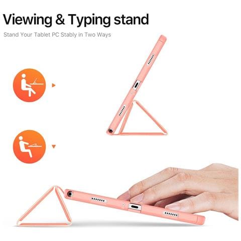 Cover per Galaxy Tab A11+ - Pelle /PU, Rosa, Auto Wake /Sleep - Foto 4
