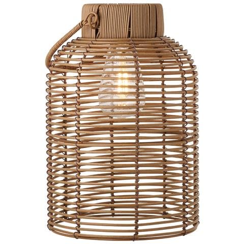 Brentford Lampada Solare Da Esterno In Polyrattan Marrone - Foto 2
