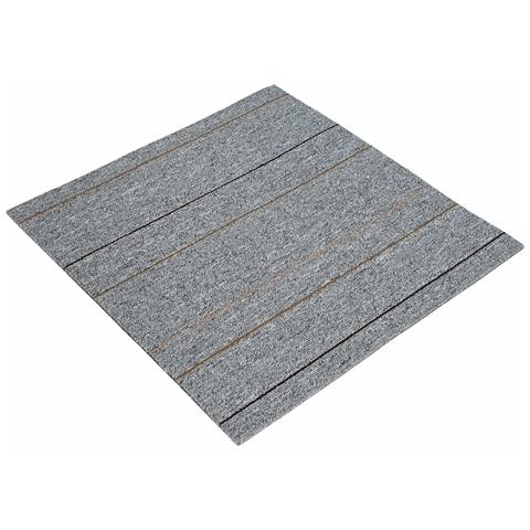 Piastrella per Tappeto Grigio chiaro con strisce 50 x 50 cm - Foto 1