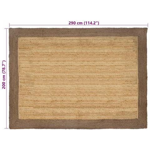 Tappeti per area Grigio 200 x 290 cm Juta - Foto 8