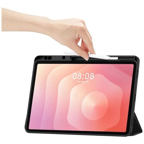 Custodia Nera Per Samsung Galaxy Tab S11 Con Magnete - Foto 7