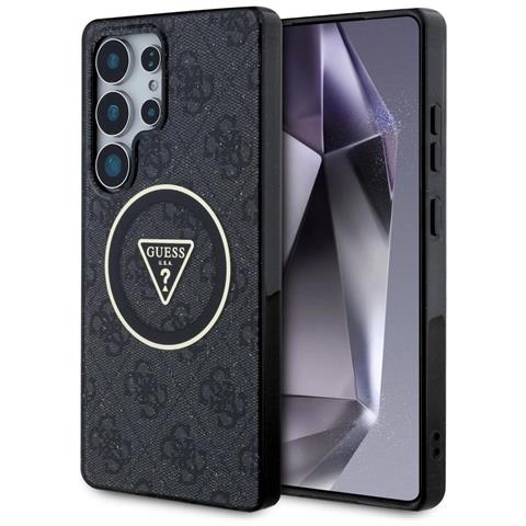 Custodia Magnetica Nera Lucida Per Samsung Galaxy S25 Ultra - Foto 1