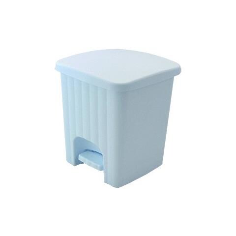 Pattumiera Con Pedalina, Polipropilene Riciclabile, 20,5x20,5x23,5 Cm Bianco - Foto 3