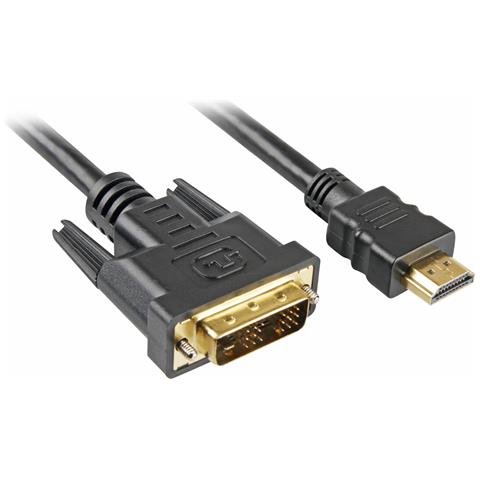 4044951009060 cavo e adattatore video 3 m HDMI DVI-D Nero - Foto 1