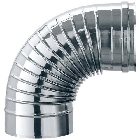 Gomito Acciaio Inox 90° Cm 10 - Foto 1