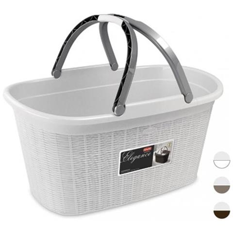 Cesta Portabianchera con Manici 35 Lt - Elegance - Foto 5