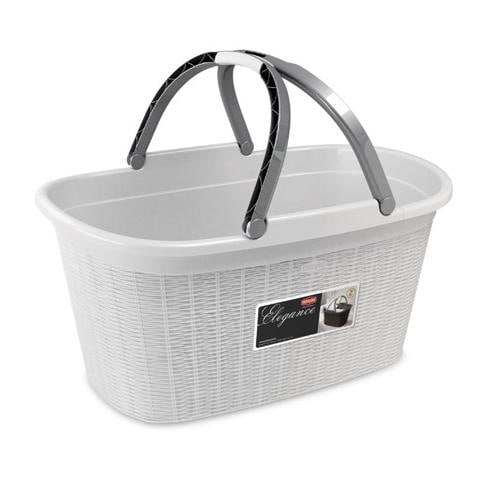 Cesta Portabianchera con Manici 35 Lt - Elegance - Foto 1