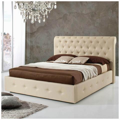 Letto Una Piazza E Mezza Contenitore Peninsula Crema - Foto 4