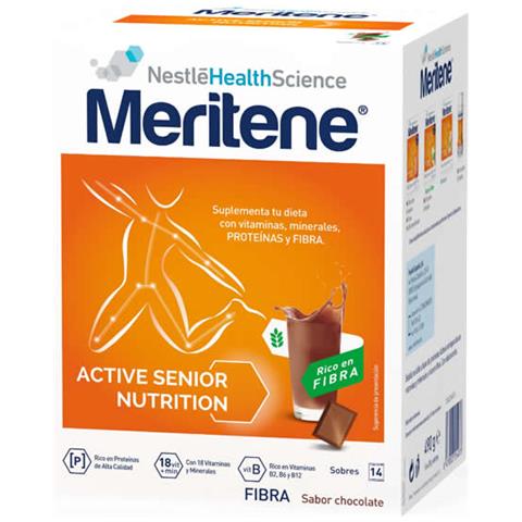 Active Senior Nutrition Batido Sabor Chocolate Rico En Fibra 14 Sobres - Integratore alimentare - Foto 1