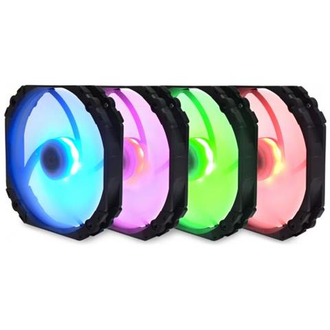 Kaze Flex Round Ventola Rgb Pwm Da 140mm, Da 300 A 1800 Rpm - Foto 1