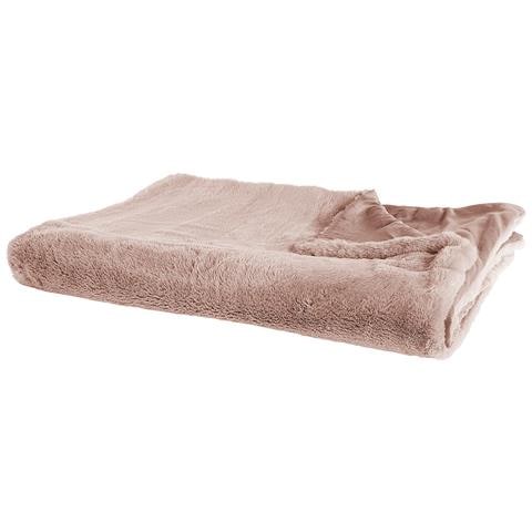 Coperta Di Plaid 150 X 200 Cm Rosa Chaab - Foto 12