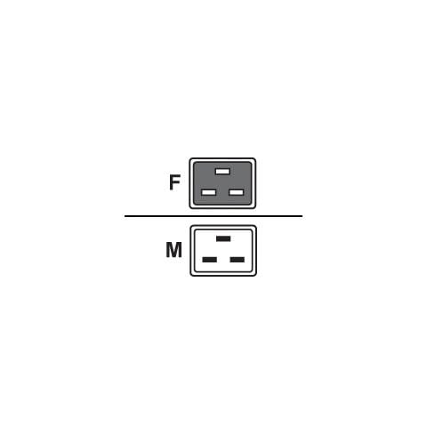 Power cord 16A IEC320 C20-> C19 - Foto 1