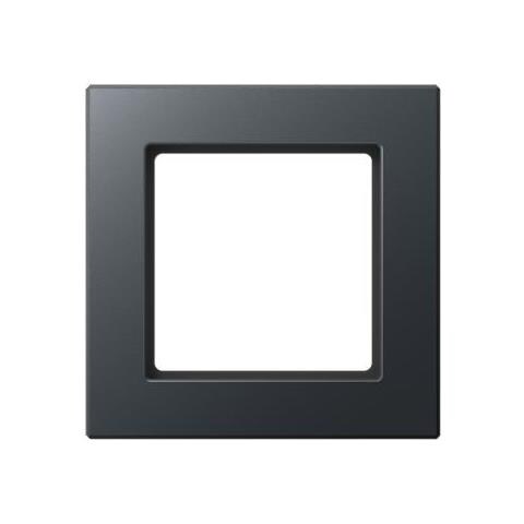 AC 584 BF ANM Antracite placca per interruttori e coperchio per presa - Foto 1
