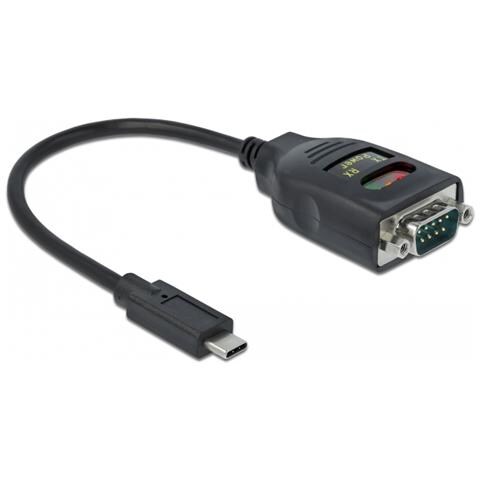 Adattatore Delock Usb Type-c A 1 X Seriale Rs-232 Db9 Con Protezione Esd Da 15 Kv - Foto 1