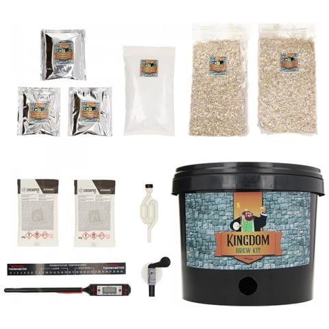 Kingdom Brew Kit, Kit Di Produzione Birra - Blondes Starkbier, Miscela Completa Di Malto Per Birra Da 5l - Foto 1