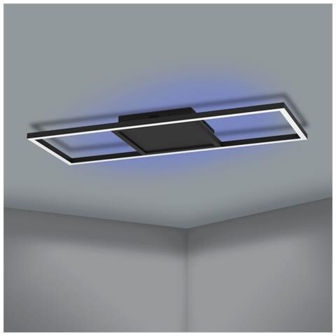 Calagrano-Z illuminazione da soffitto Nero, Bianco LED E - Foto 4