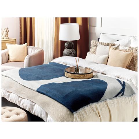 Coperta Haprek 130 X 170 Cm Blu - Foto 1