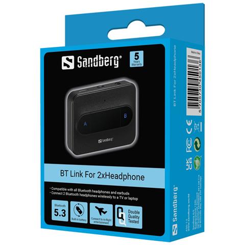 450-13 trasmettitore audio senza fili 3,5 mm 10 m Nero - Foto 3
