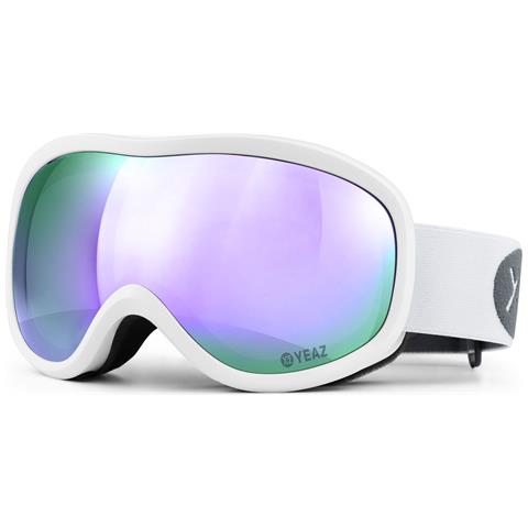 Maschera Steeze Occhiali Da Sci E Snowboard Viola /bianco - Foto 1