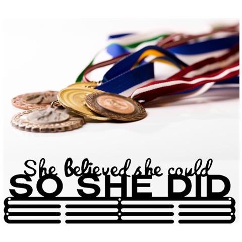 Porta Medaglia Di Ferro Black - Foto 2