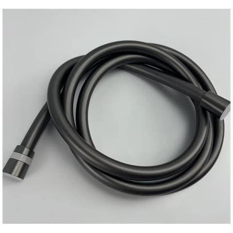 Tubo Doccia Da 2 M - Silicone Antipiega E Resistente Al Calore Grey - Foto 2