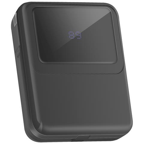 Caricatore Esterno Magsafe 10000mah Cavi Usb-c E Lightning Per Iphone, Nero - Foto 5