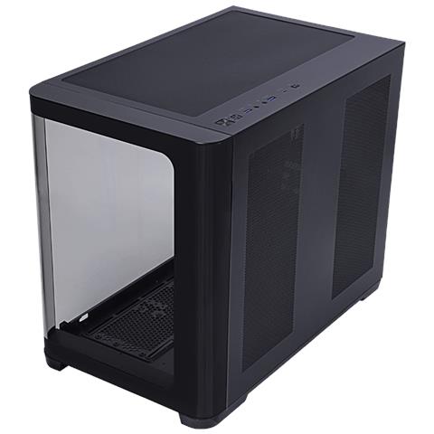 Case Dark Cave Curvo Midi TowerATX / Micro-ATX / Mini-ITX 2 Porte USB 3.2 Colore Nero - Foto 7