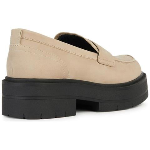 Spherica Ec7 Loafer Mocassino Pelle Di Mucca Scarpe Donna Beige Eu 40, D36vdi 000cl C5004 - Foto 3