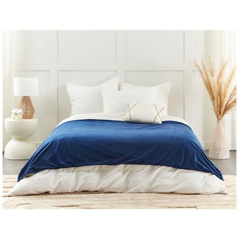 Fodera Per Coperta Ponderata 1000 Rhea 135 X 200 Cm Blu Marino - Foto 1