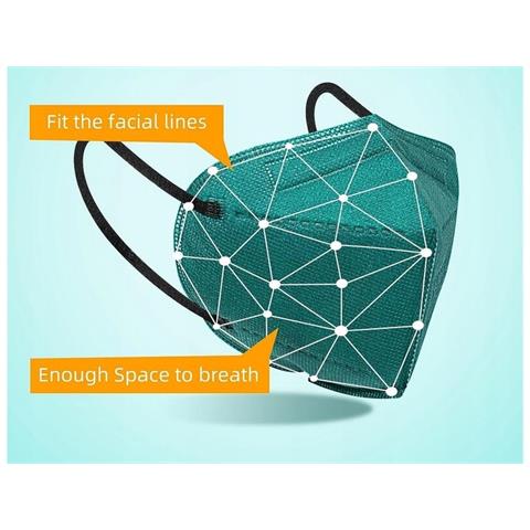 Maschere Ffp2 5 Strati 3d Confezione Da 30, Certificato Ce, Protezione Eccellente - Foto 2