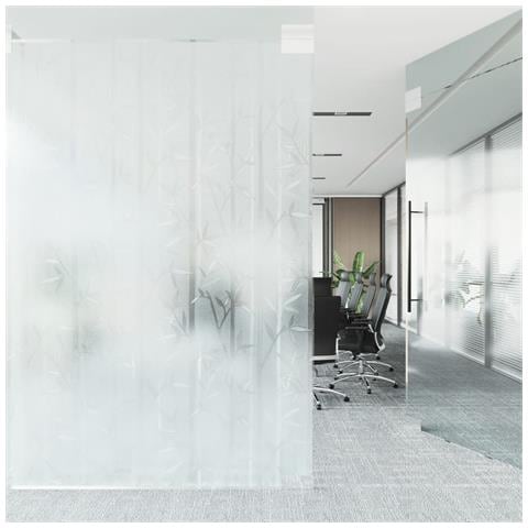 Pellicola Per Finestra Smerigliata Motivo Bambù 60x500 Cm Pvc - Foto 3