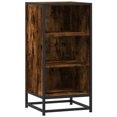 Credenza Rovere Fumo 35,5x35x76 Cm In Truciolato - Foto 2