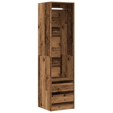Armadio Legno Antico 50x50x200 Cm In Legno Multistrato - Foto 2