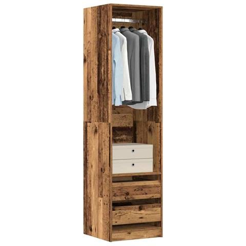 Armadio Legno Antico 50x50x200 Cm In Legno Multistrato - Foto 1