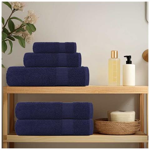 Asciugamani Per Sauna 2 Pz 80x200 Cm 360 G/m 100% Cotone - Foto 3