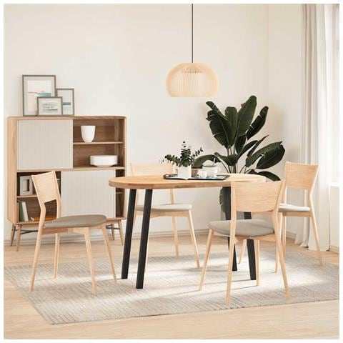 Gambe Per Tavolino 4 Pz Nero 72 Cm In Acciaio - Foto 3