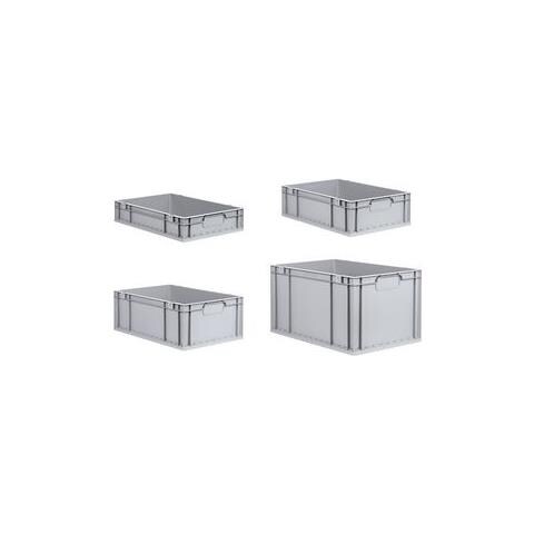 Aufbewahrungsbox Profiplus Euroeco C632, Grau Eurobox Aus Pp, Geschlossene Griffe, Wiederstandsfhig - 1 Stck (456814) - Foto 1
