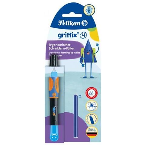 Griffix Penna Stilografica Sistema Di Riempimento Della Cartuccia Nero 1 Pz - Foto 1