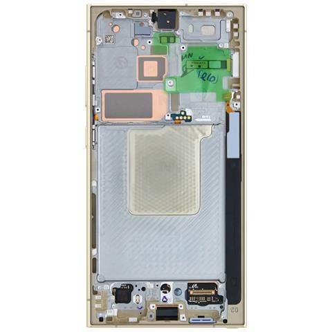 Schermo Completo Amoled Per Galaxy S24 Ultra Service Pack Con Telaio, Giallo - Foto 8