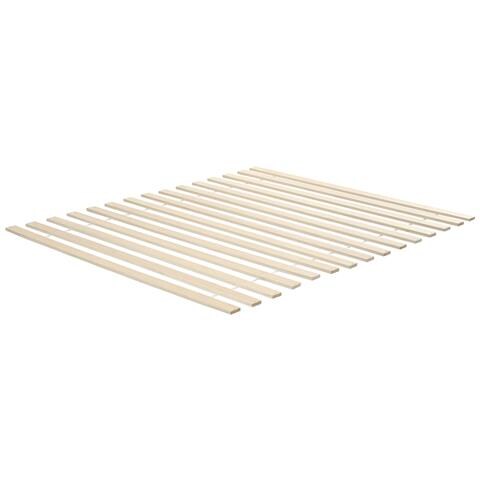 Letto Legno Di Pino Salernas 160 X 200 Cm Marrone Chiaro - Foto 2