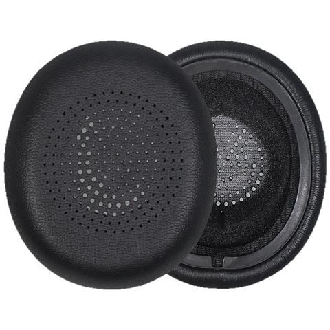 Cuscinetti Auricolari In Pelle Proteica Nera Per Jabra Evolve2 30 Se - Foto 1
