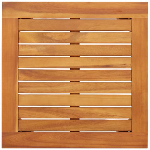 Set Bistro da Giardino 3 Pezzi con Cuscini in Legno Massello di Acacia - Foto 2